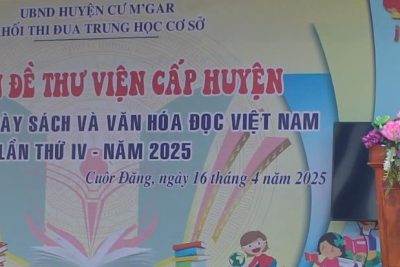 THCS Đinh Tiên Hoàng tổ chức chuyên đề “Hưởng ứng ngày sách và văn hóa đọc lần thứ IV năm 2025”
