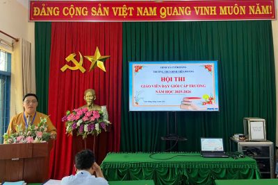 SÔI NỔI HỘI THI GIÁO VIÊN DẠY GIỎI CẤP TRƯỜNG NĂM HỌC 2025–2026