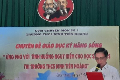 Chuyên đề (cấp cụm) của Trường THCS Đinh Tiên Hoàng